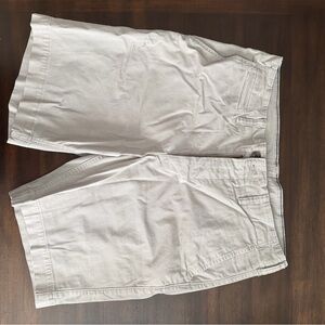 American Eagle Outfitters Light Gray Flat Front Shorts